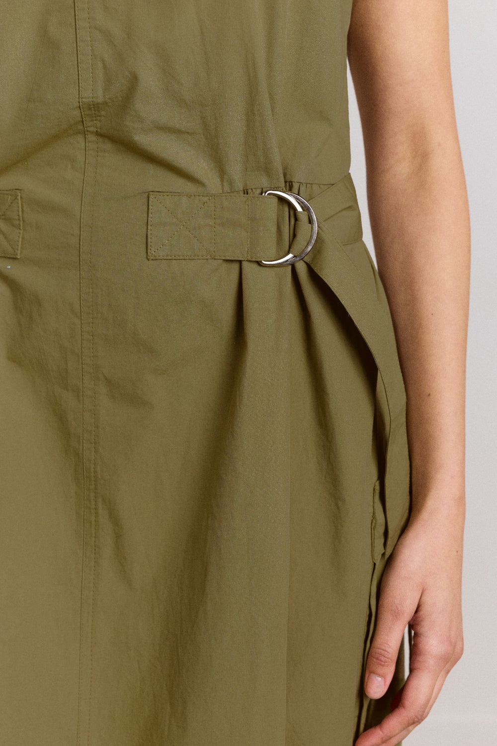 Damson Madder tate midi dress - olive