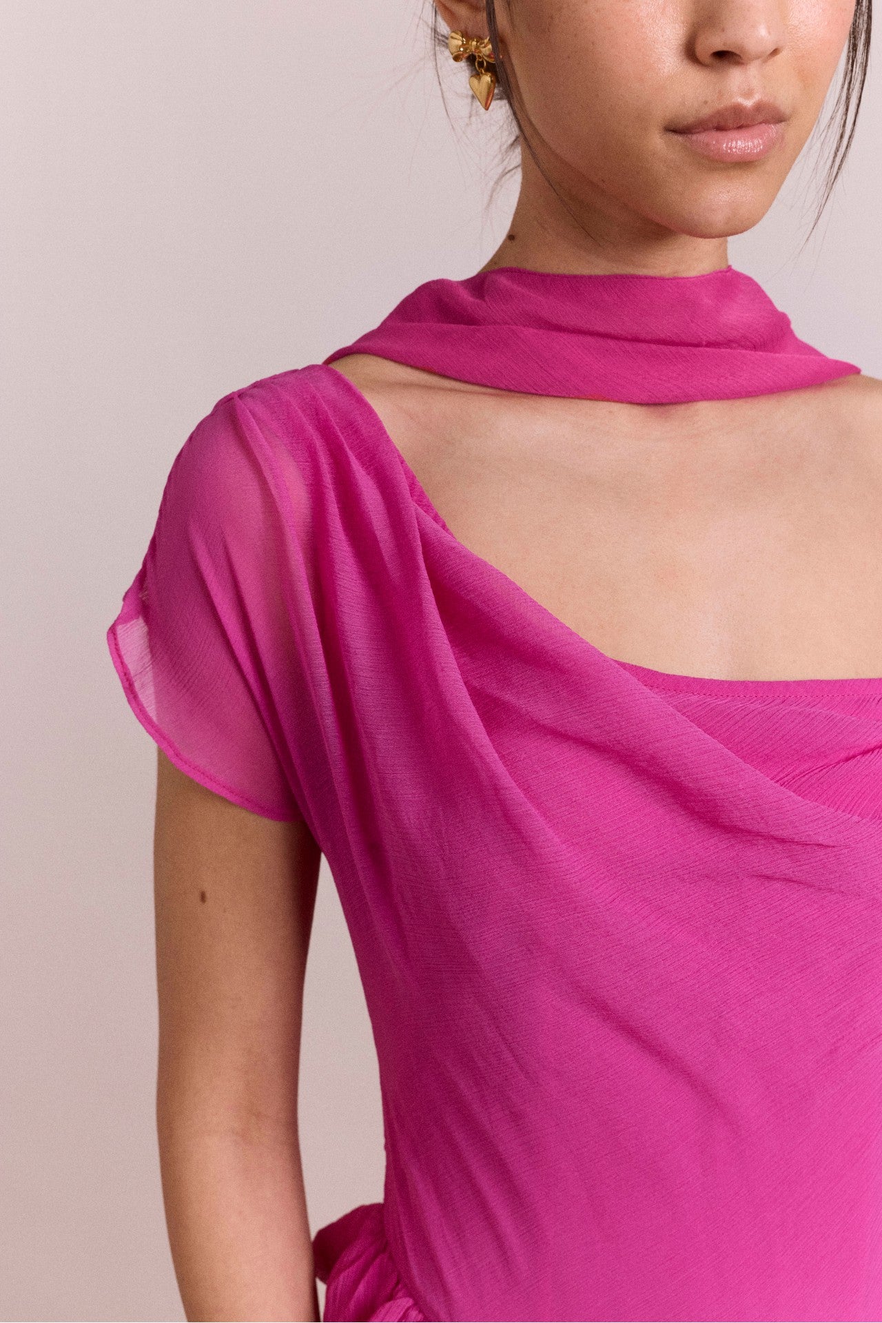 Damson Madder moxie midi dress - pink