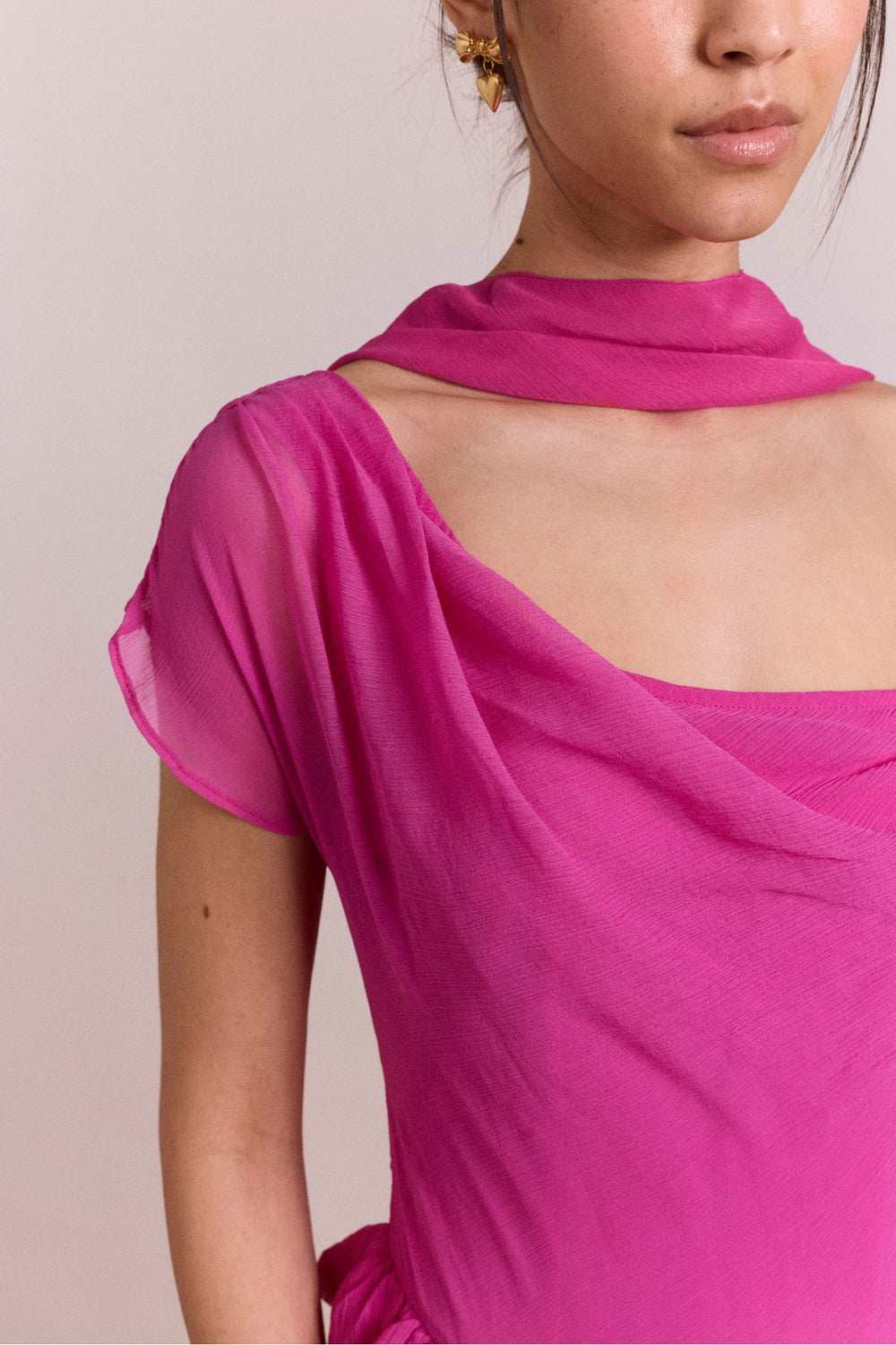 Damson Madder moxie midi dress - pink