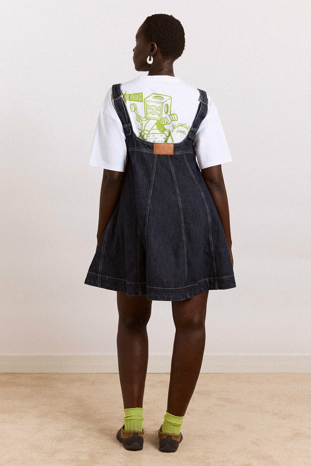 Damson Madder immy mini dress - dark wash