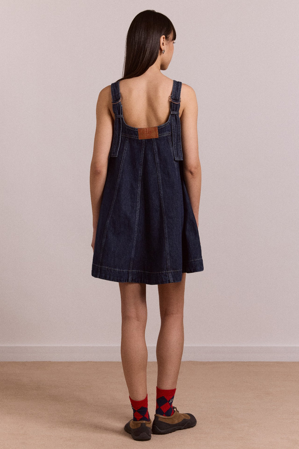 Damson Madder immy mini dress - dark wash