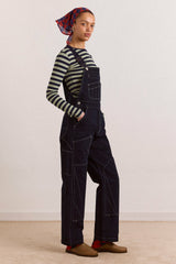 Damson Madder lisa workwear denim overalls