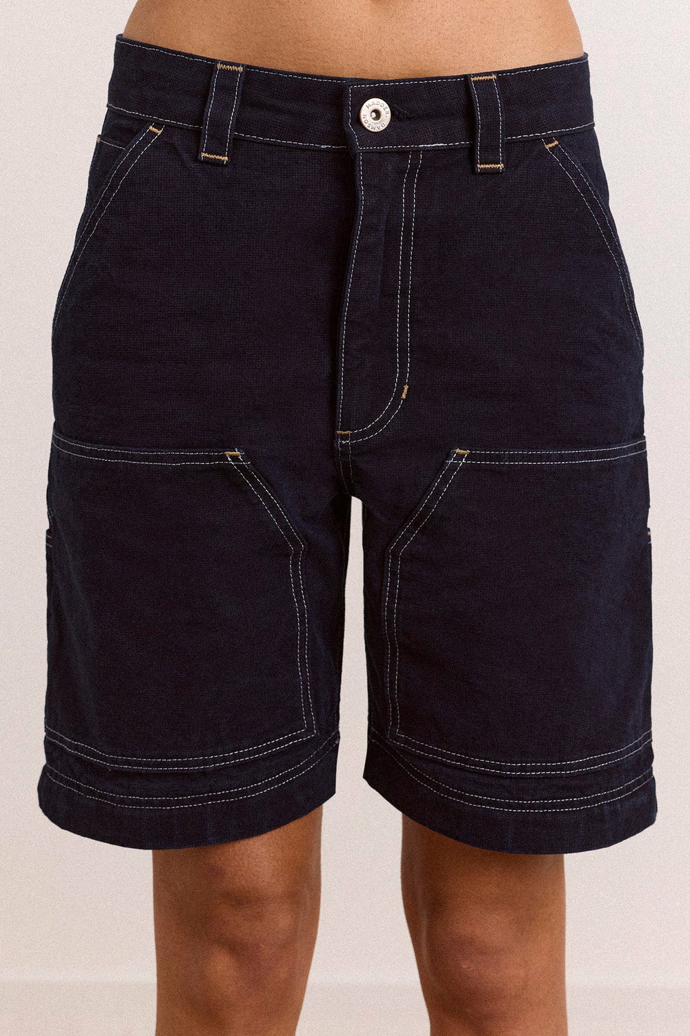 Damson Madder laura workwear denim zip off jeans