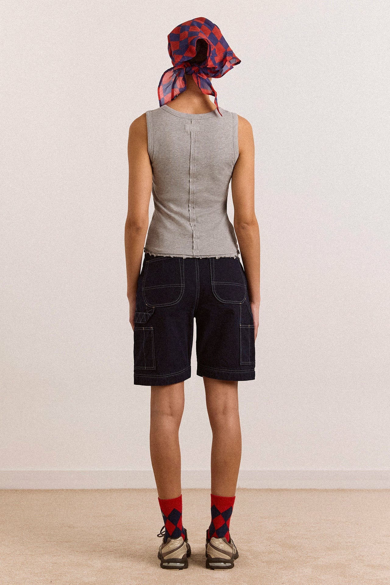 Damson Madder laura workwear denim zip off jeans