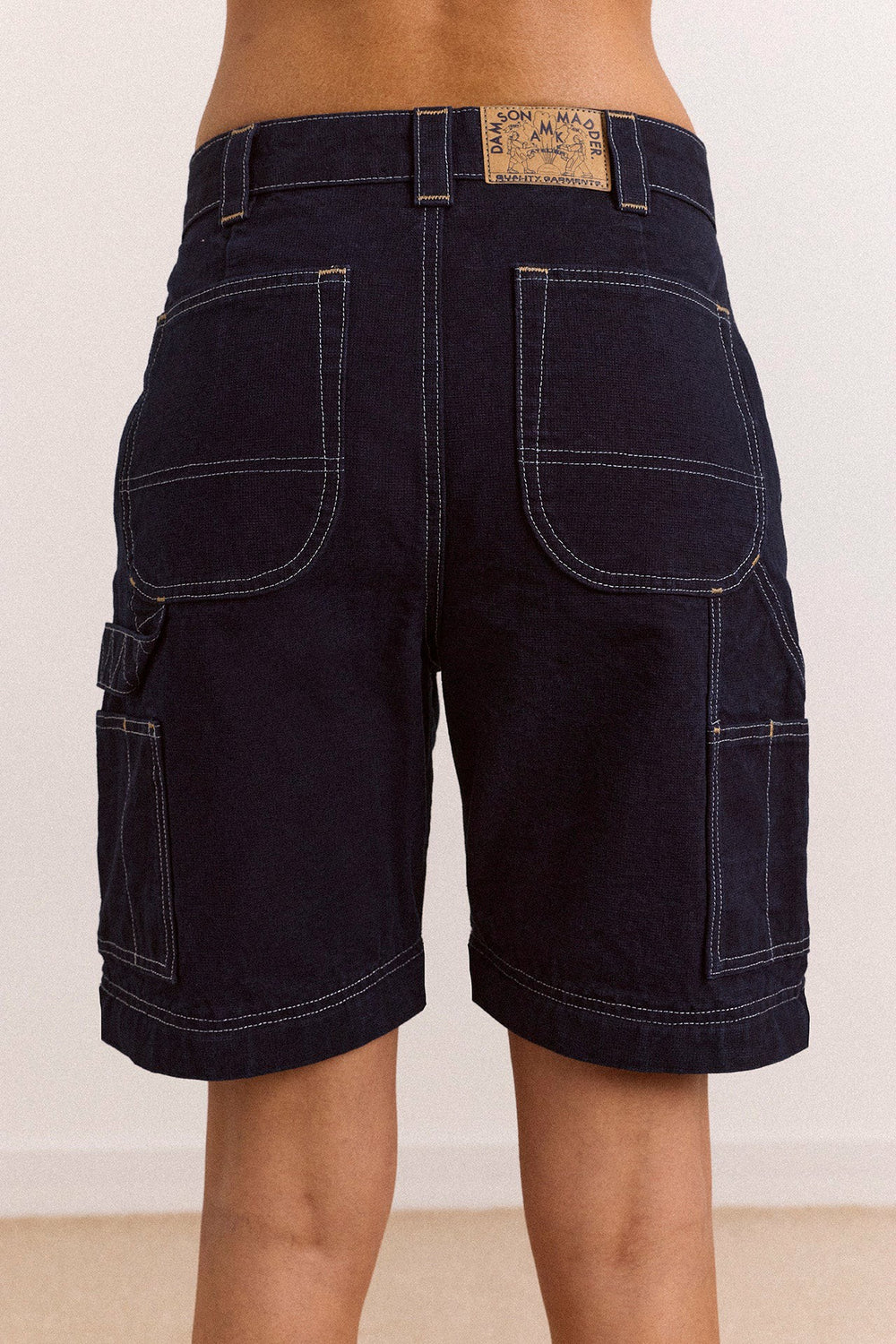 Damson Madder laura workwear denim zip off jeans