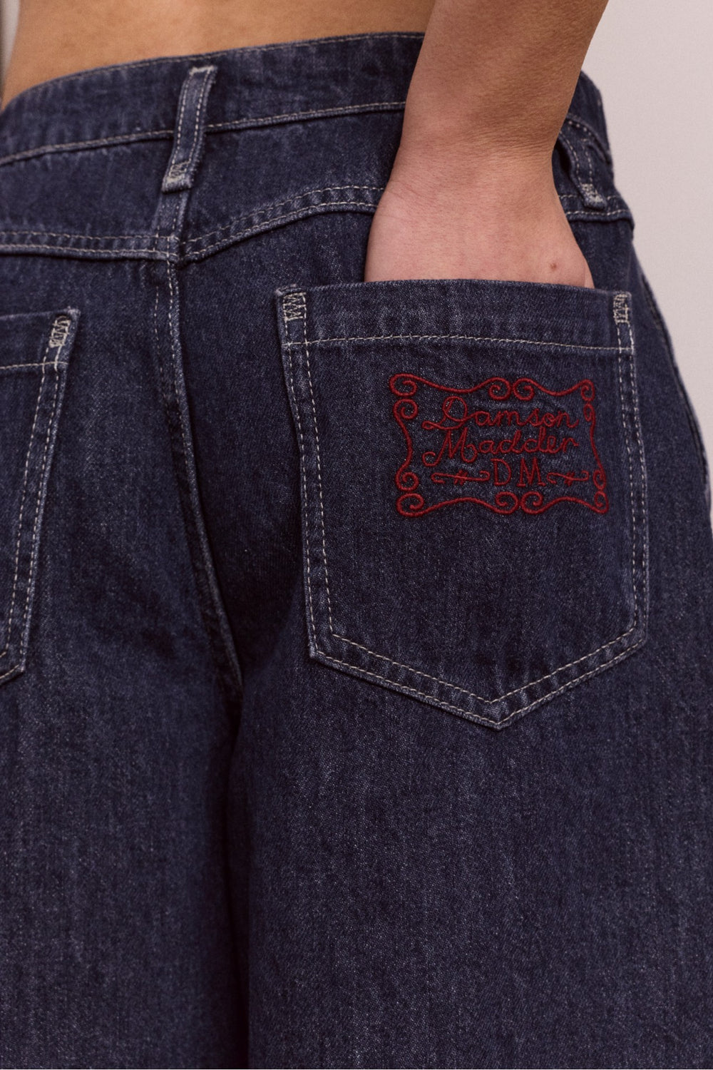 Damson Madder annie denim shorts - indigo