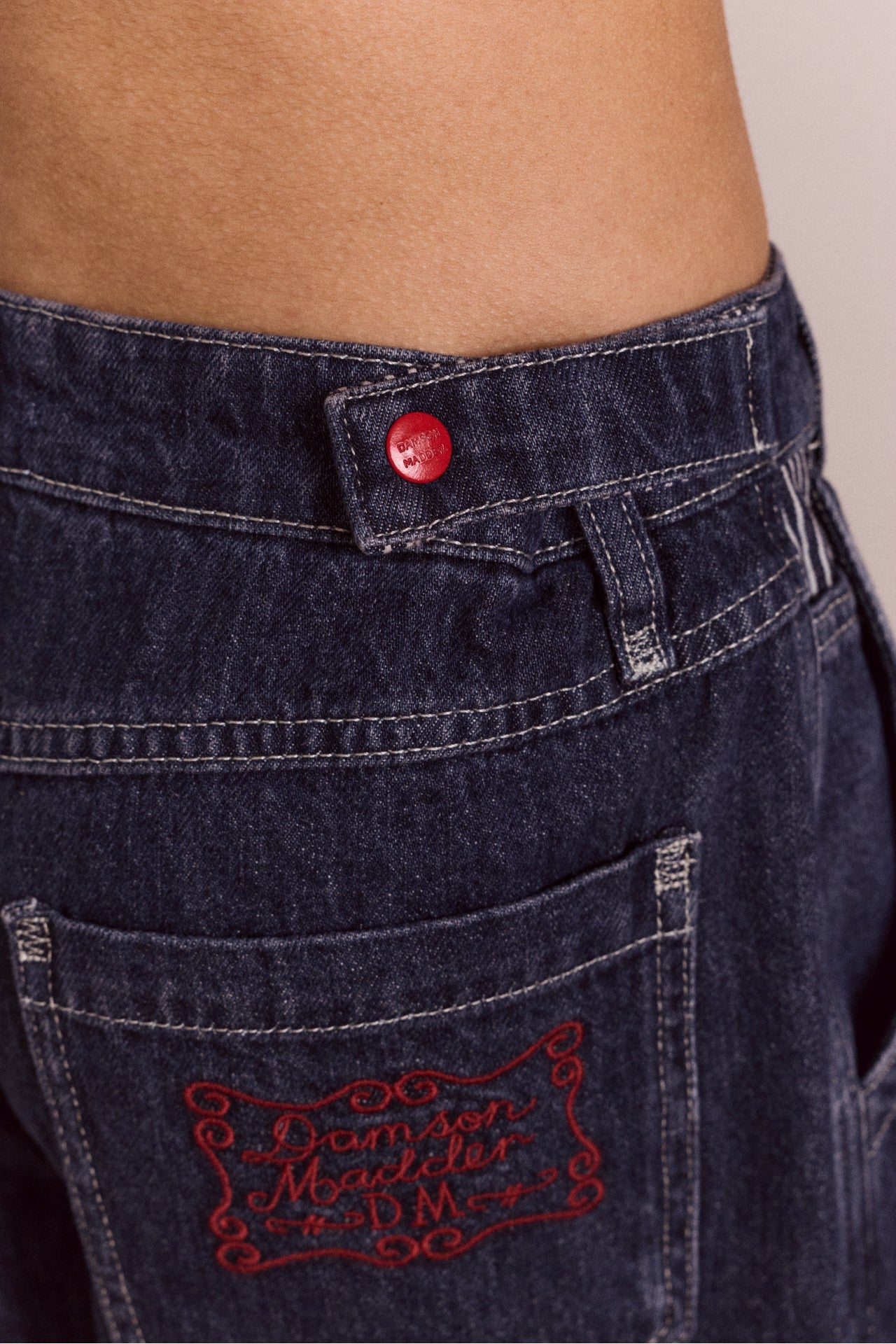 Damson Madder annie denim shorts - indigo
