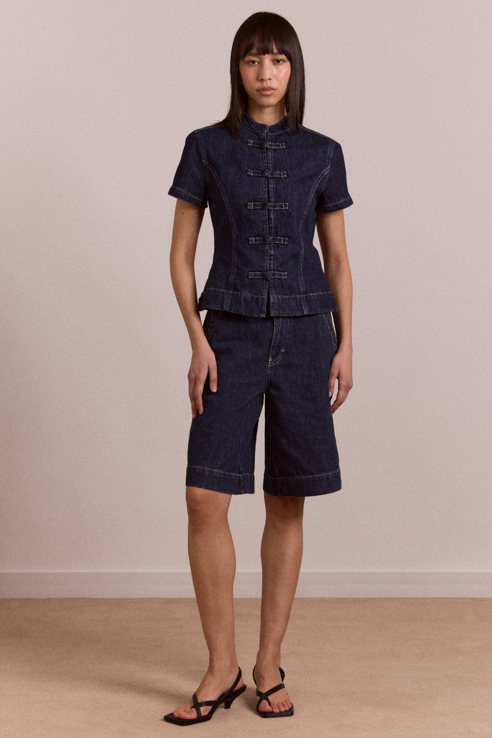 Damson Madder annie denim shorts - indigo