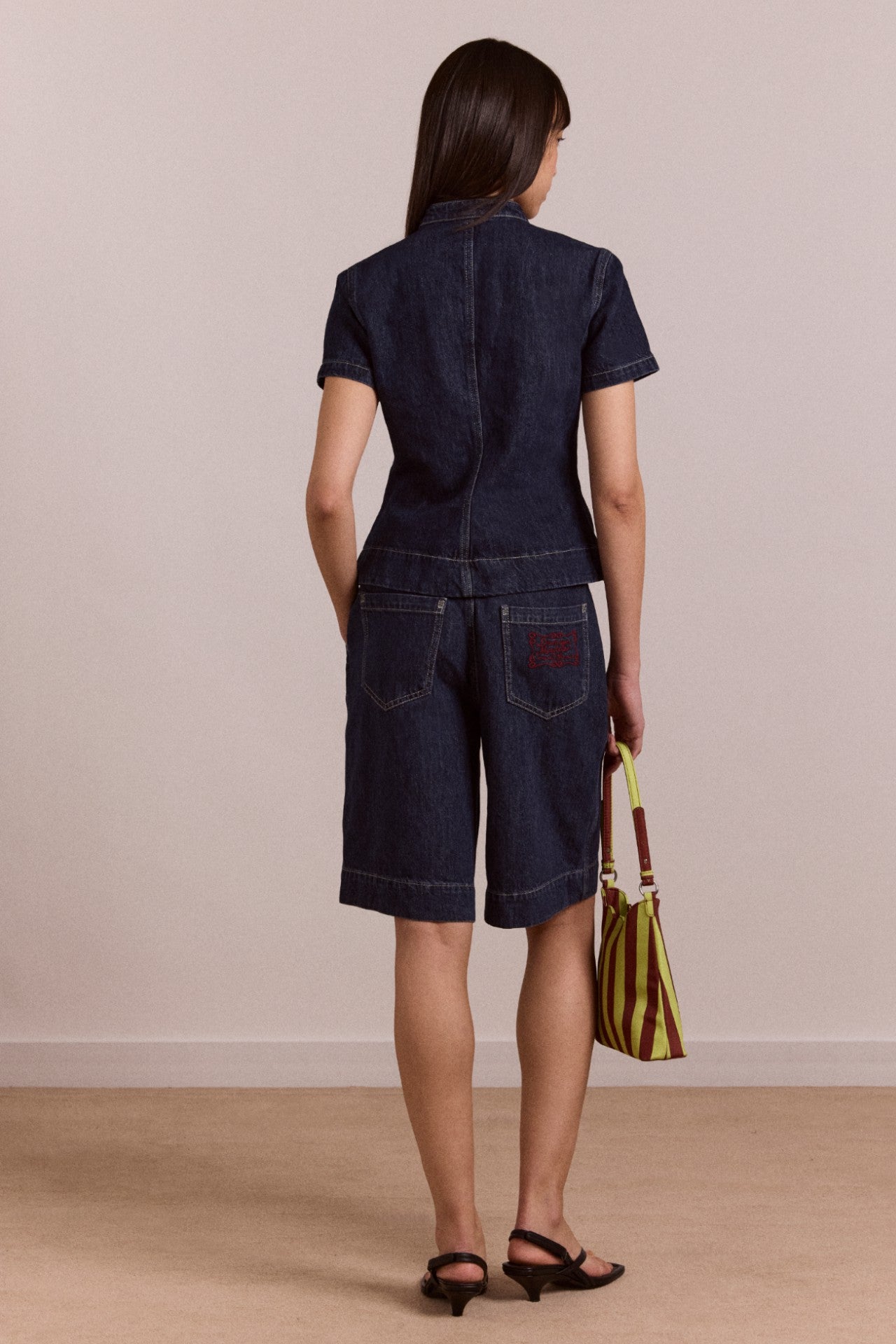 Damson Madder annie denim shorts - indigo