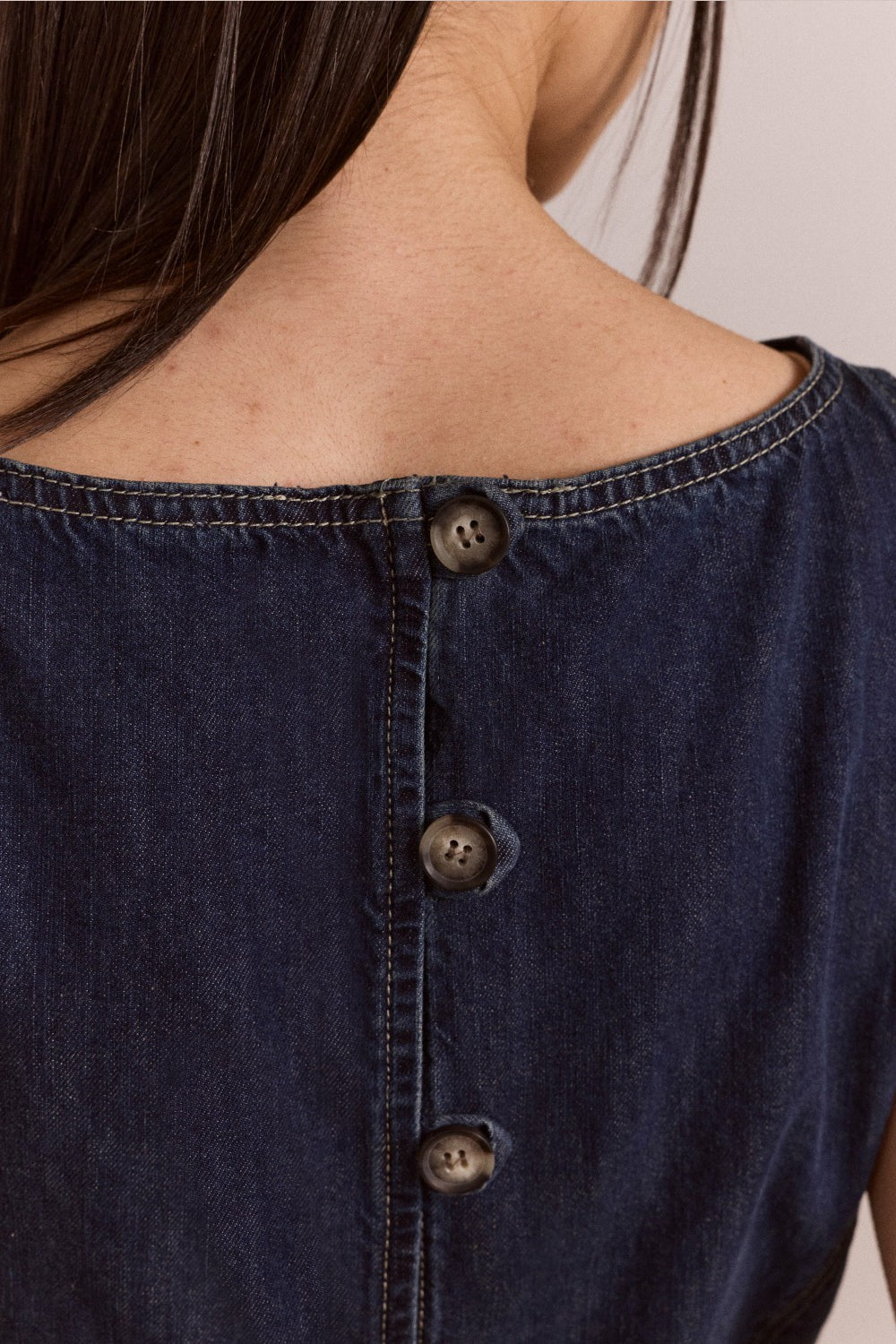 Damson Madder maxime top - dark indigo