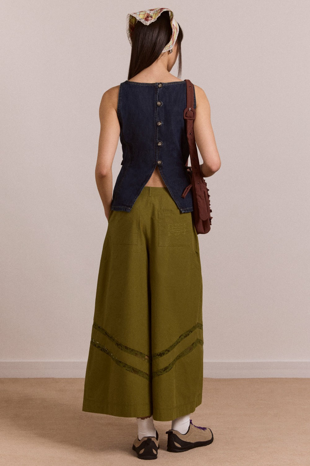 Damson Madder maxime top - dark indigo