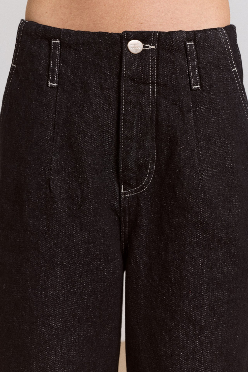Damson Madder loose fit pascal jeans - black wash