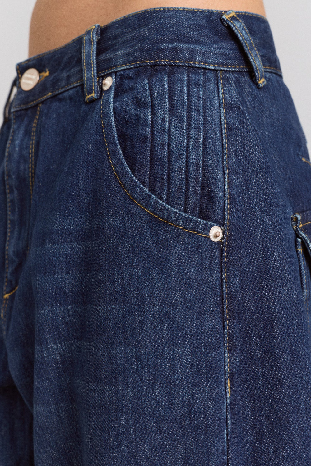 Damson Madder nina jean - authentic mid blue wash