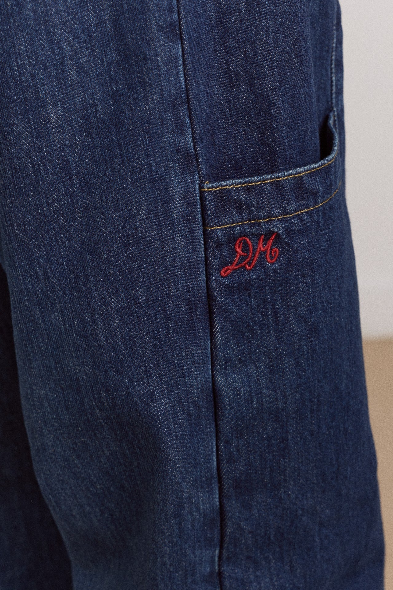 Damson Madder nina jean - authentic mid blue wash