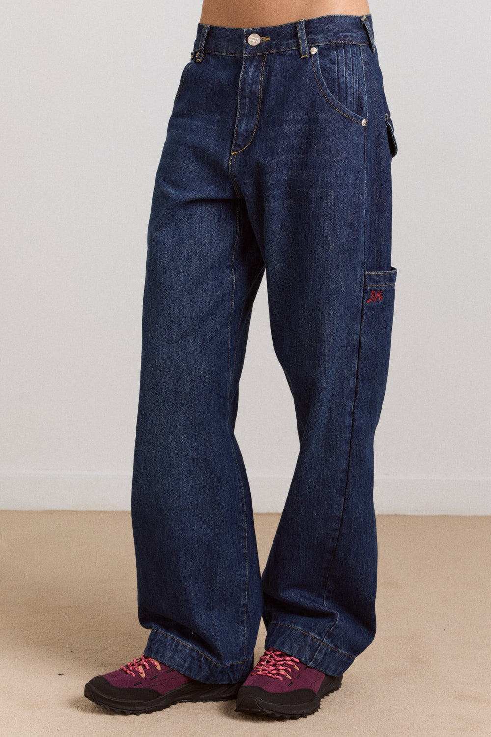 Damson Madder nina jean - authentic mid blue wash