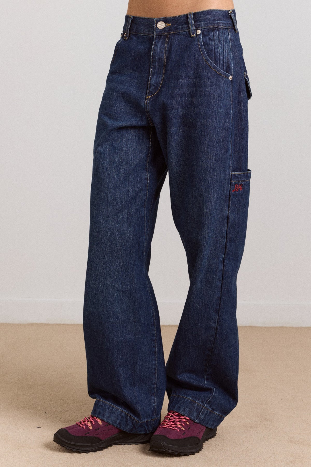 Damson Madder nina jean - authentic mid blue wash