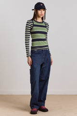 Damson Madder nina jean - authentic mid blue wash