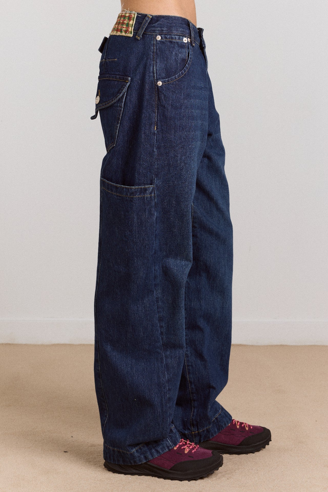 Damson Madder nina jean - authentic mid blue wash