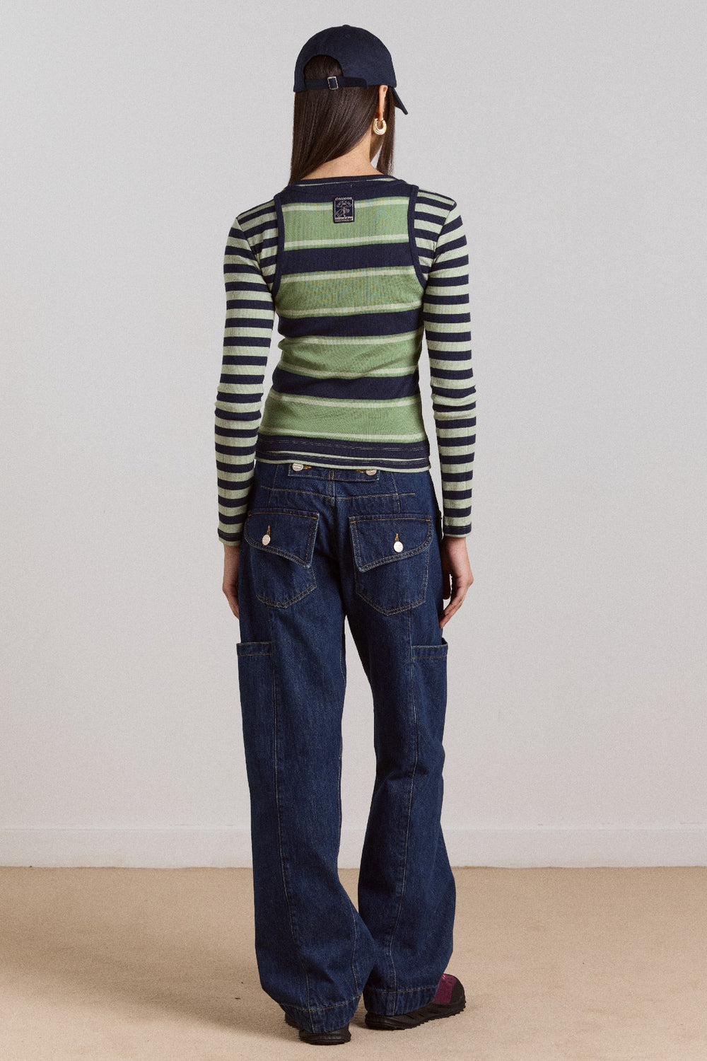 Damson Madder nina jean - authentic mid blue wash
