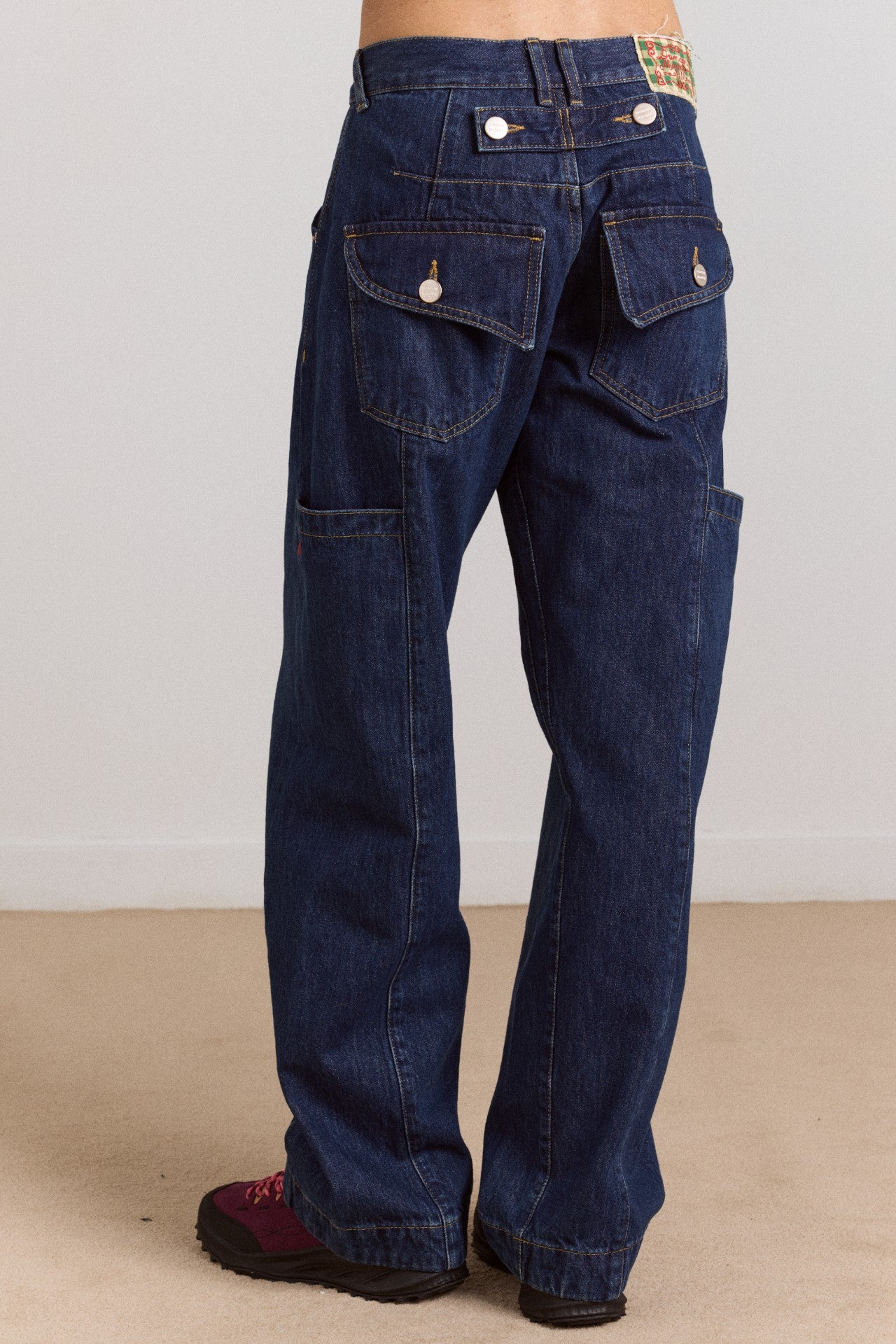 Damson Madder nina jean - authentic mid blue wash