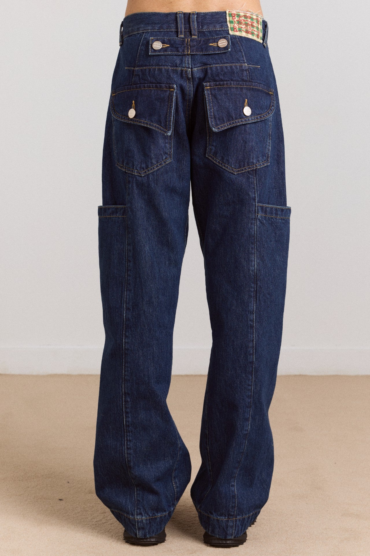 Damson Madder nina jean - authentic mid blue wash