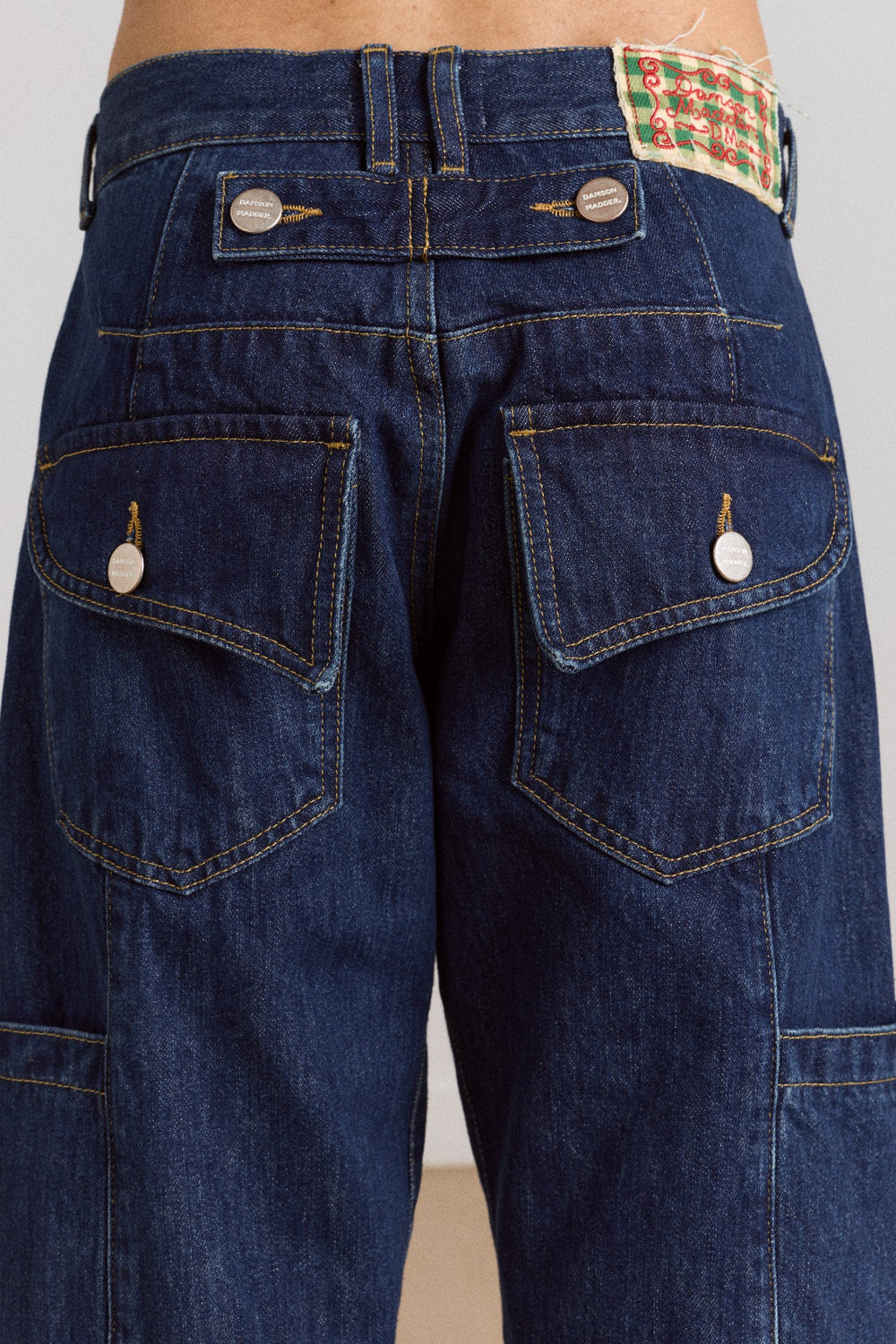 Damson Madder nina jean - authentic mid blue wash