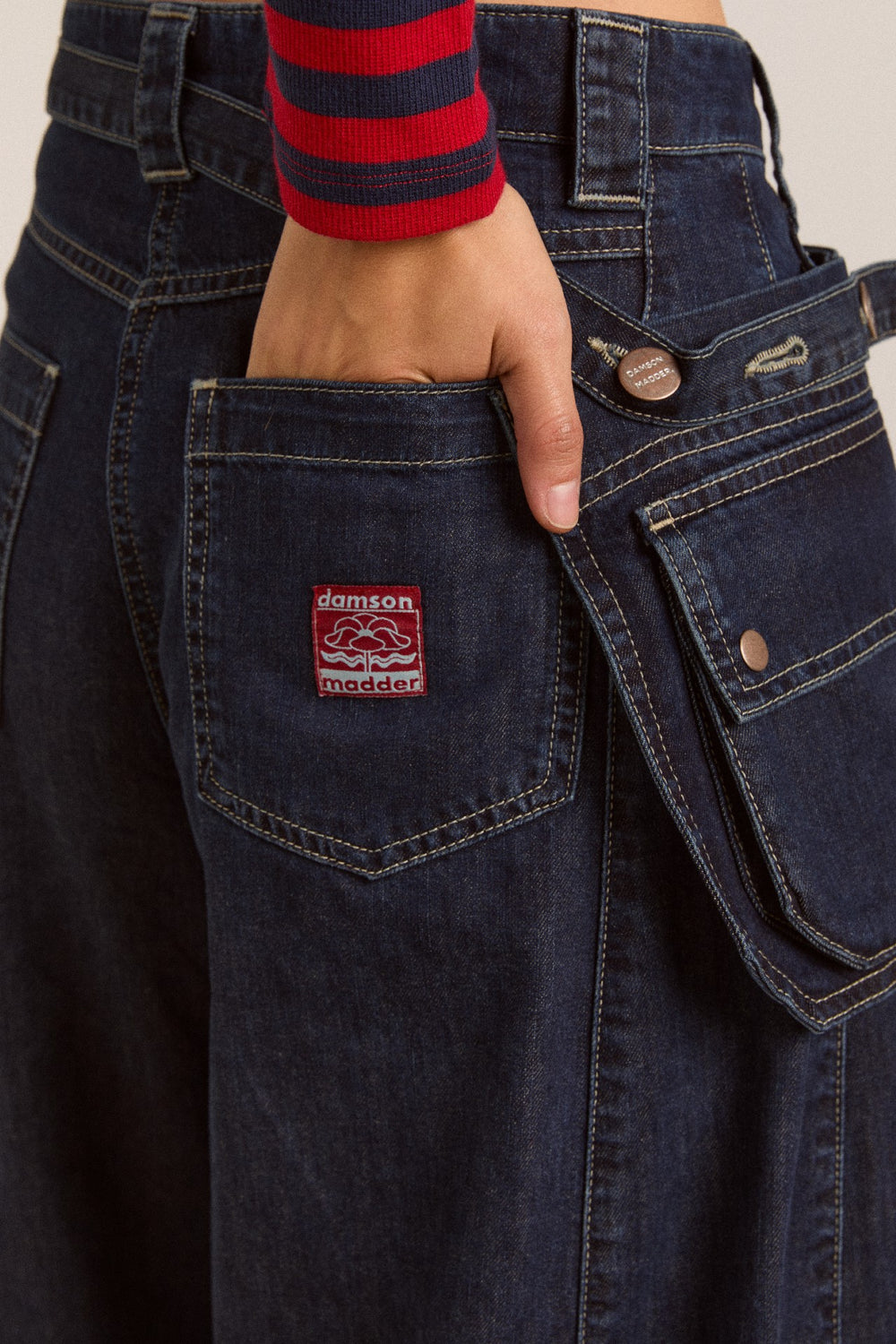 Damson Madder erika jean with bag- neptune wash