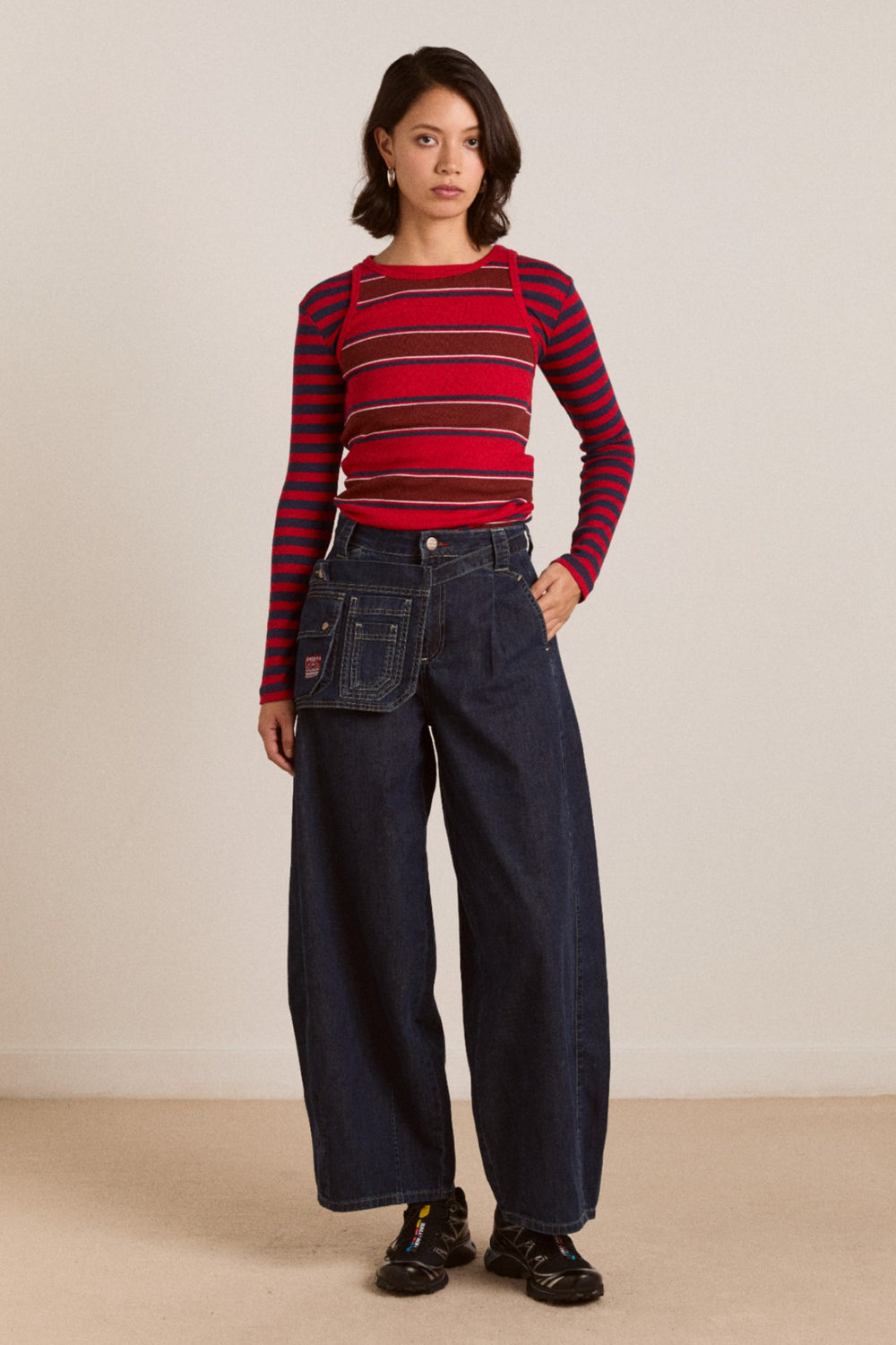 Damson Madder erika jean with bag- neptune wash
