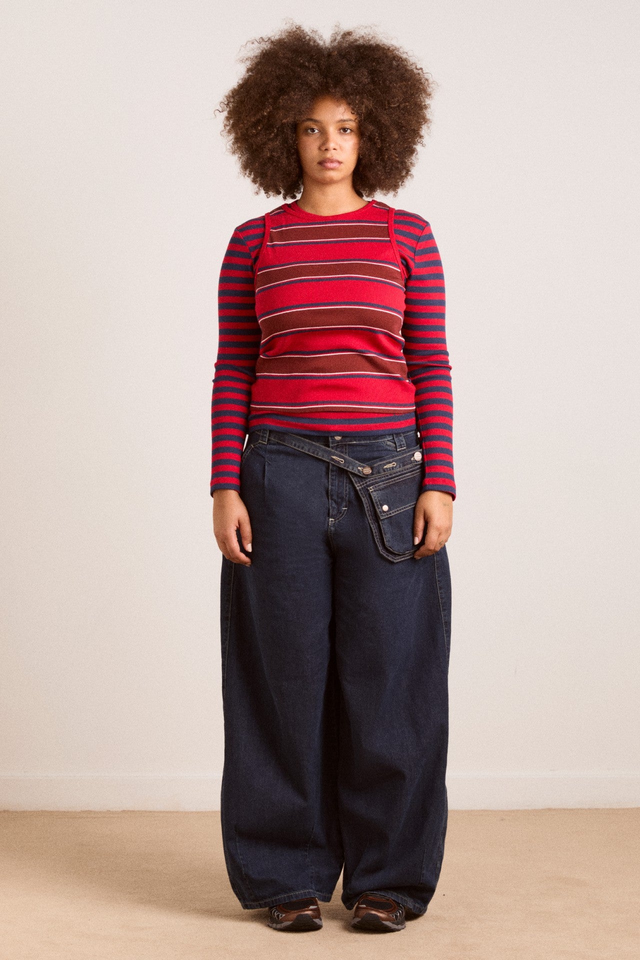 Damson Madder erika jean with bag- neptune wash