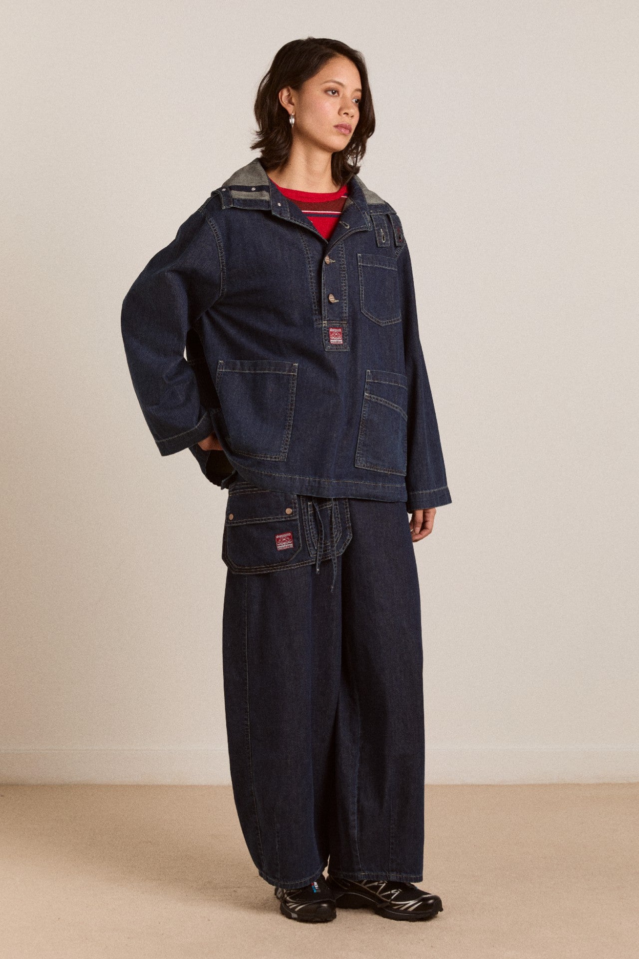 Damson Madder erika jean with bag- neptune wash