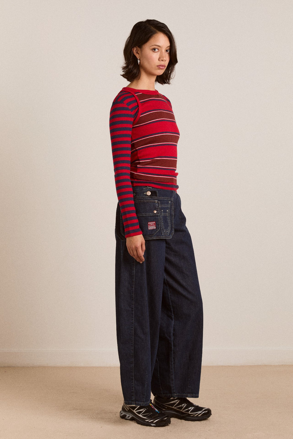 Damson Madder erika jean with bag- neptune wash