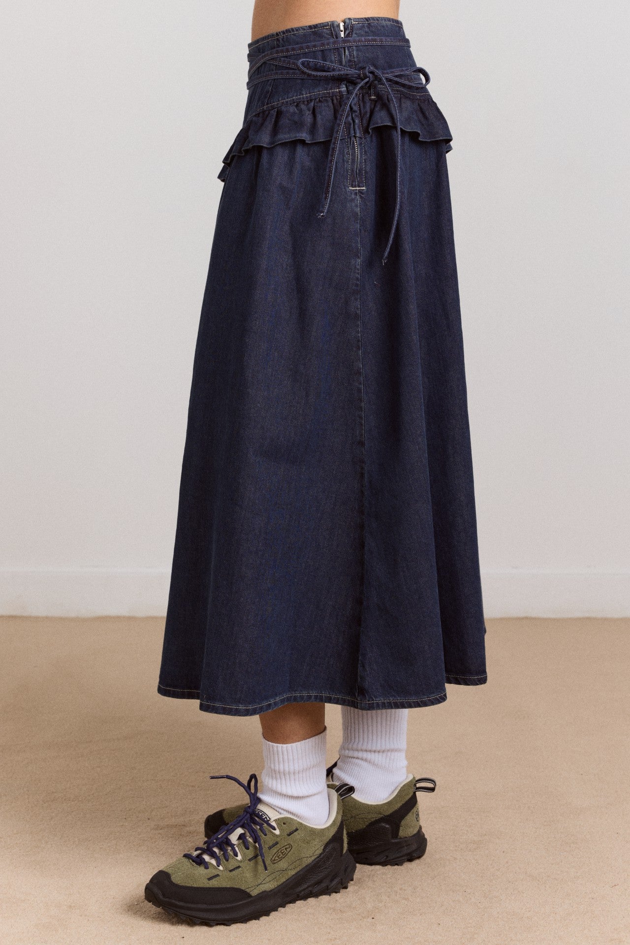 Damson Madder bellamie skirt - dark indigo