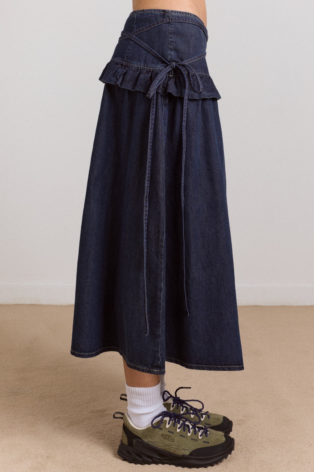 Damson Madder bellamie skirt - dark indigo