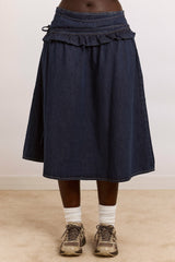 Damson Madder bellamie skirt - dark indigo