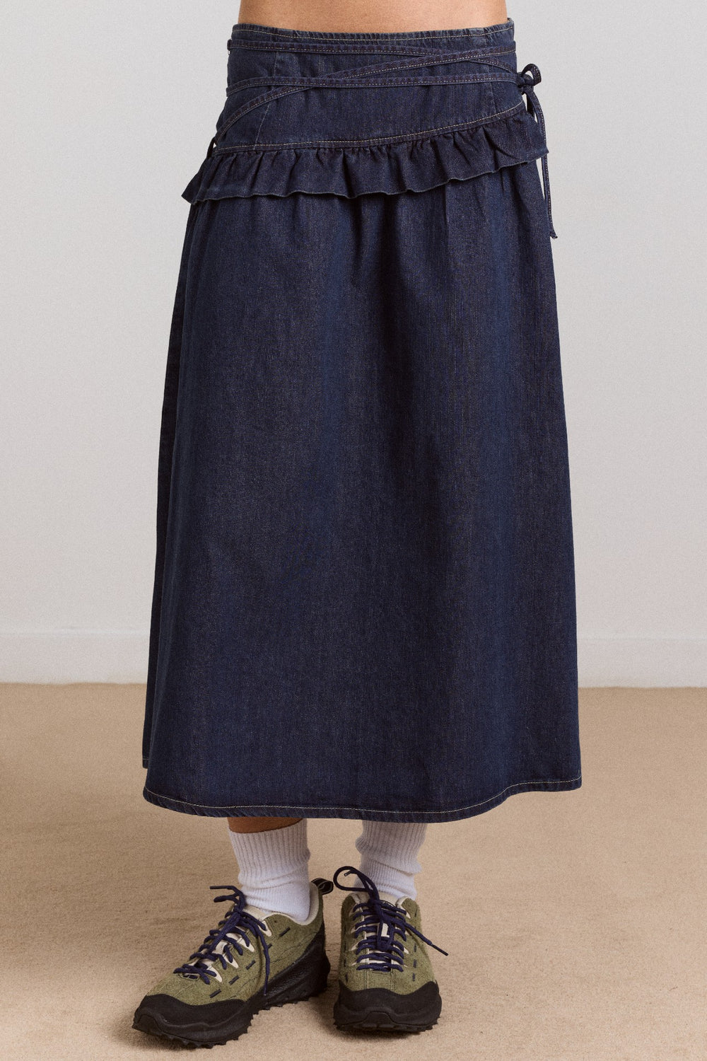 Damson Madder bellamie skirt - dark indigo