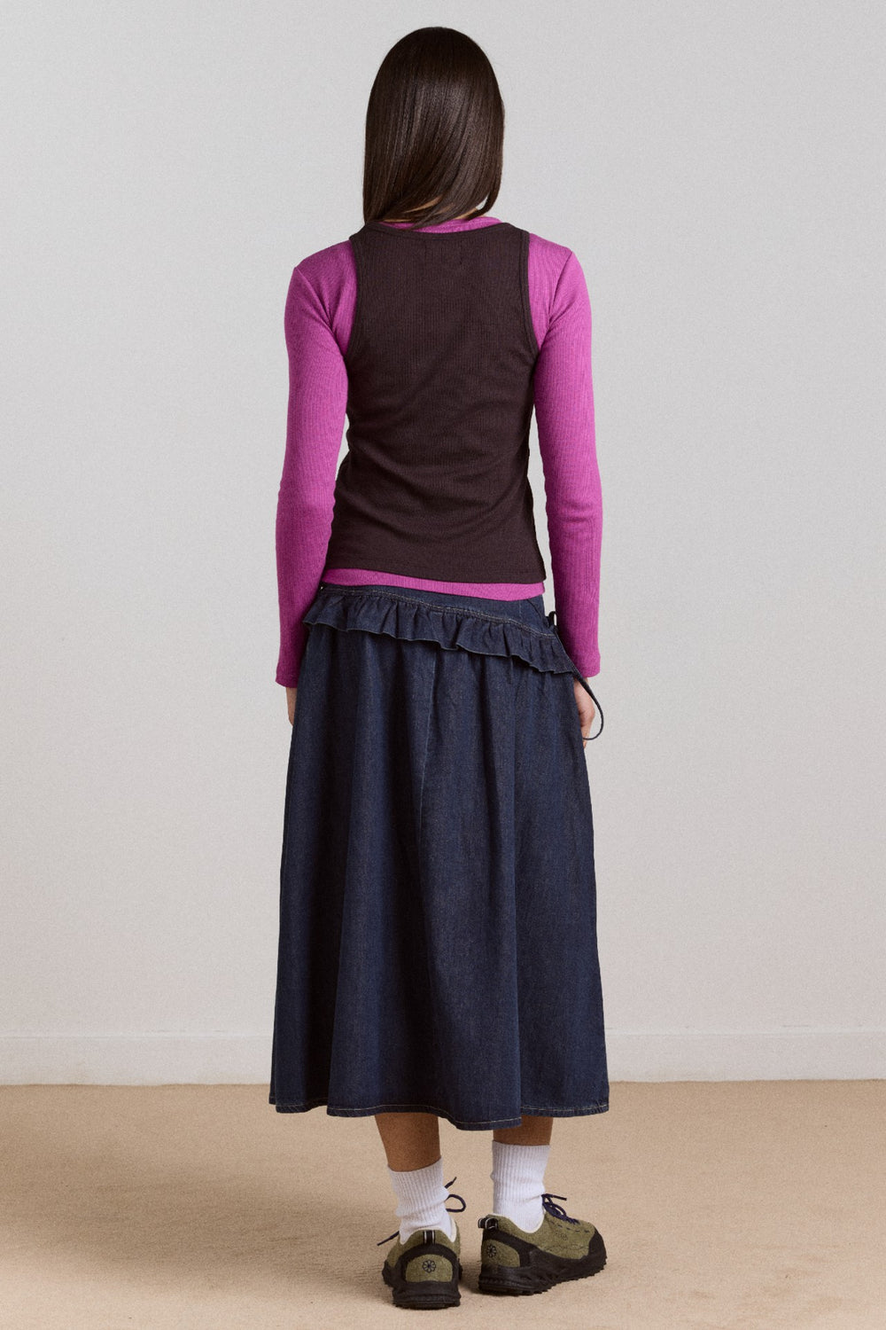 Damson Madder bellamie skirt - dark indigo