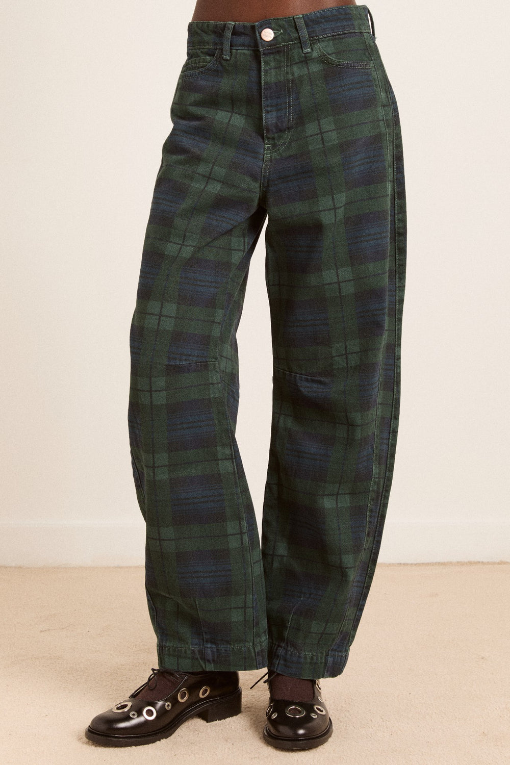 Damson Madder felix jeans - over dye check