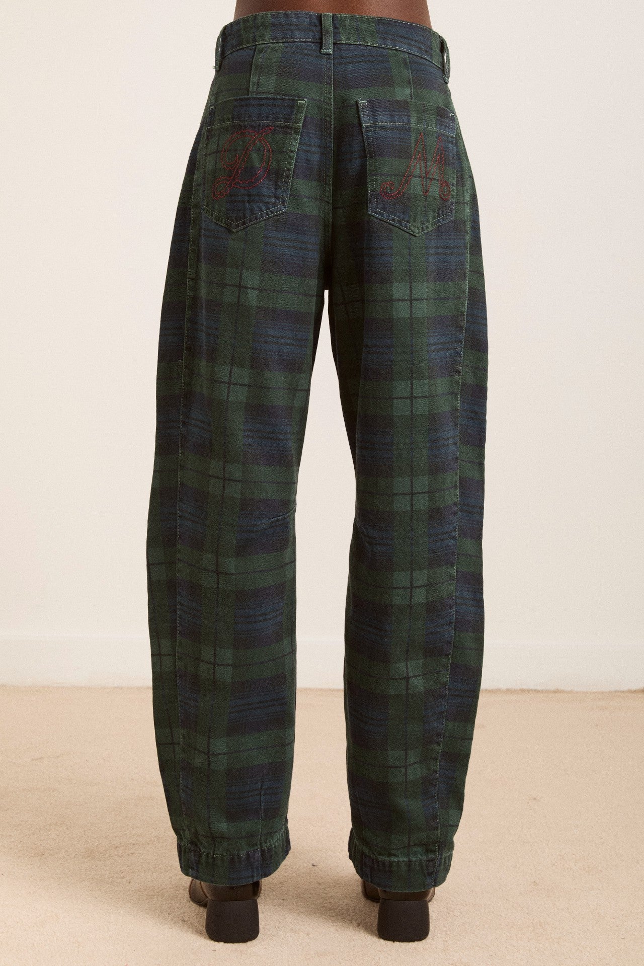 Damson Madder felix jeans - over dye check
