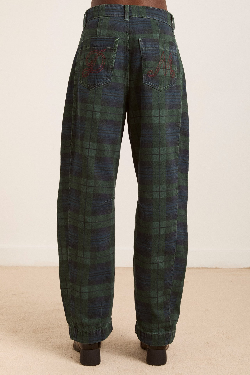 Damson Madder felix jeans - over dye check