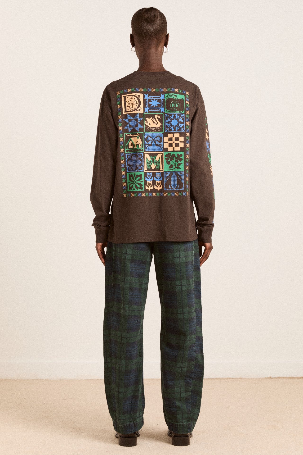 Damson Madder felix jeans - over dye check