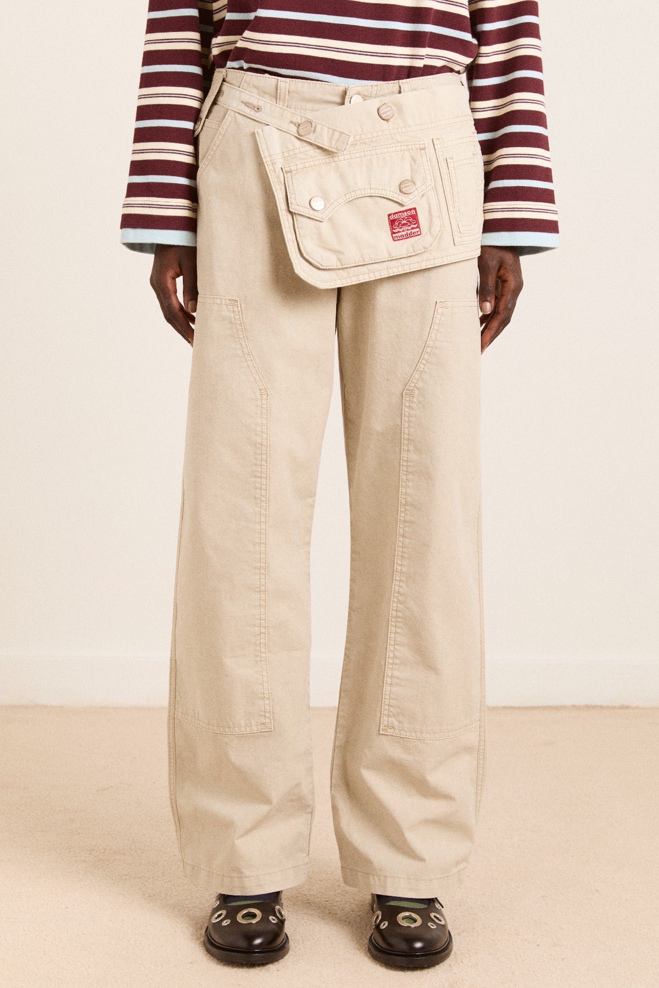 Damson Madder cameron trousers - oyster