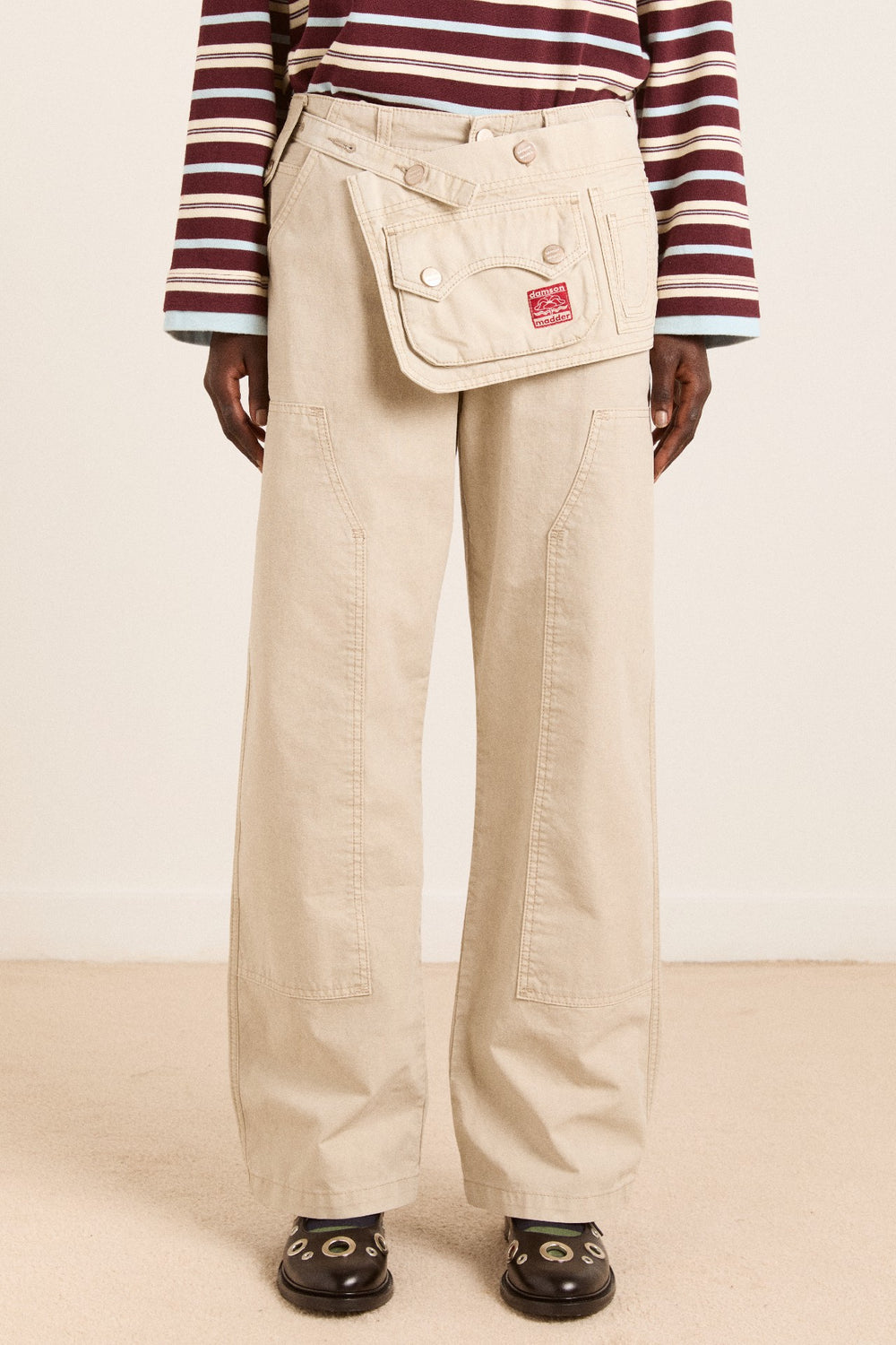 Damson Madder cameron trousers - oyster