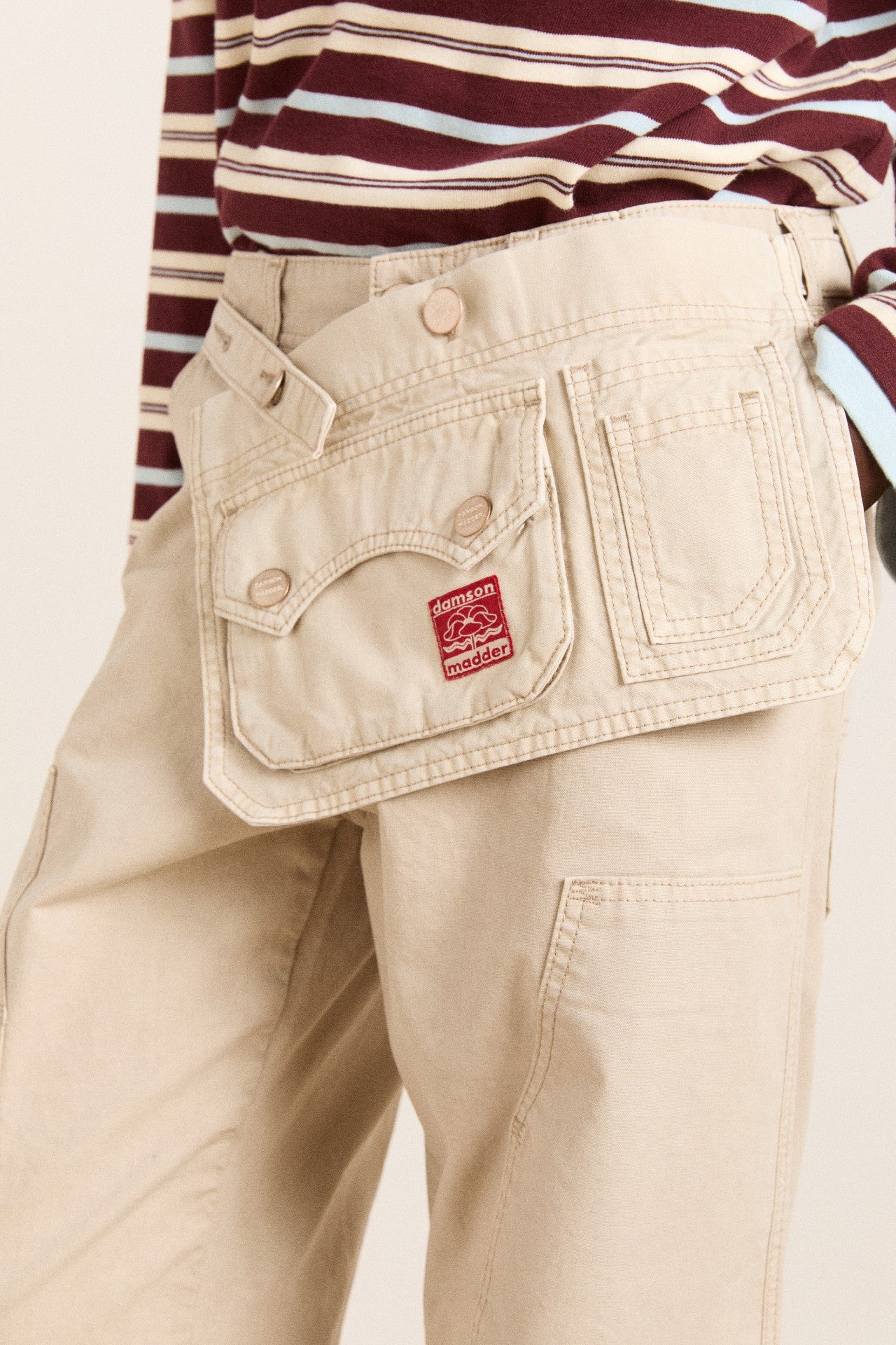Damson Madder cameron trousers - oyster