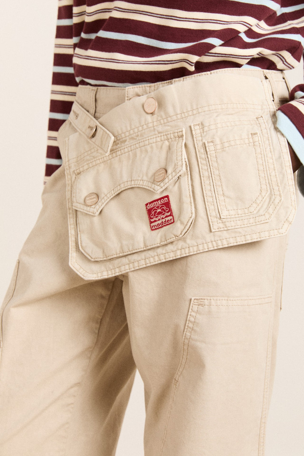 Damson Madder cameron trousers - oyster