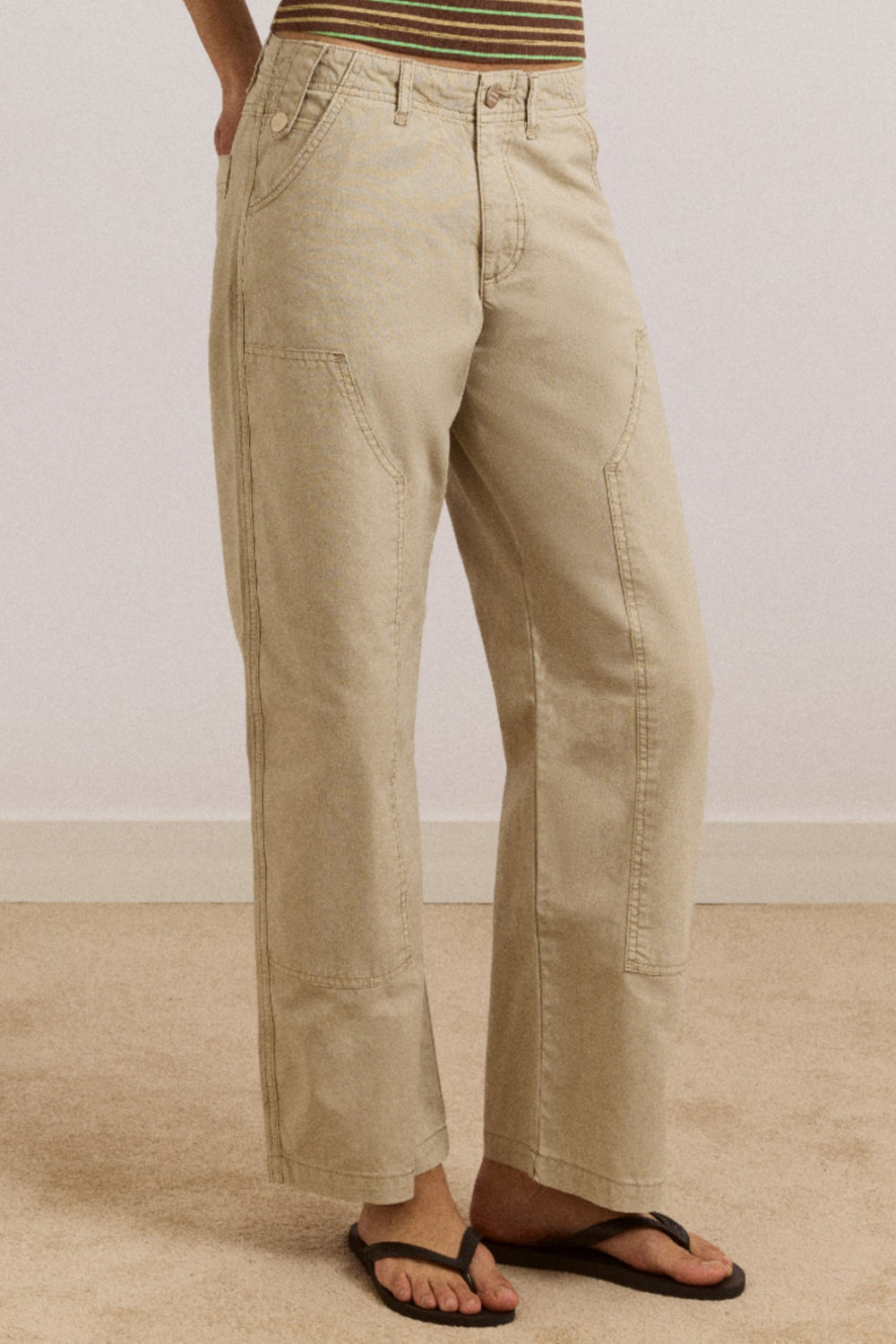 Damson Madder cameron trousers - oyster