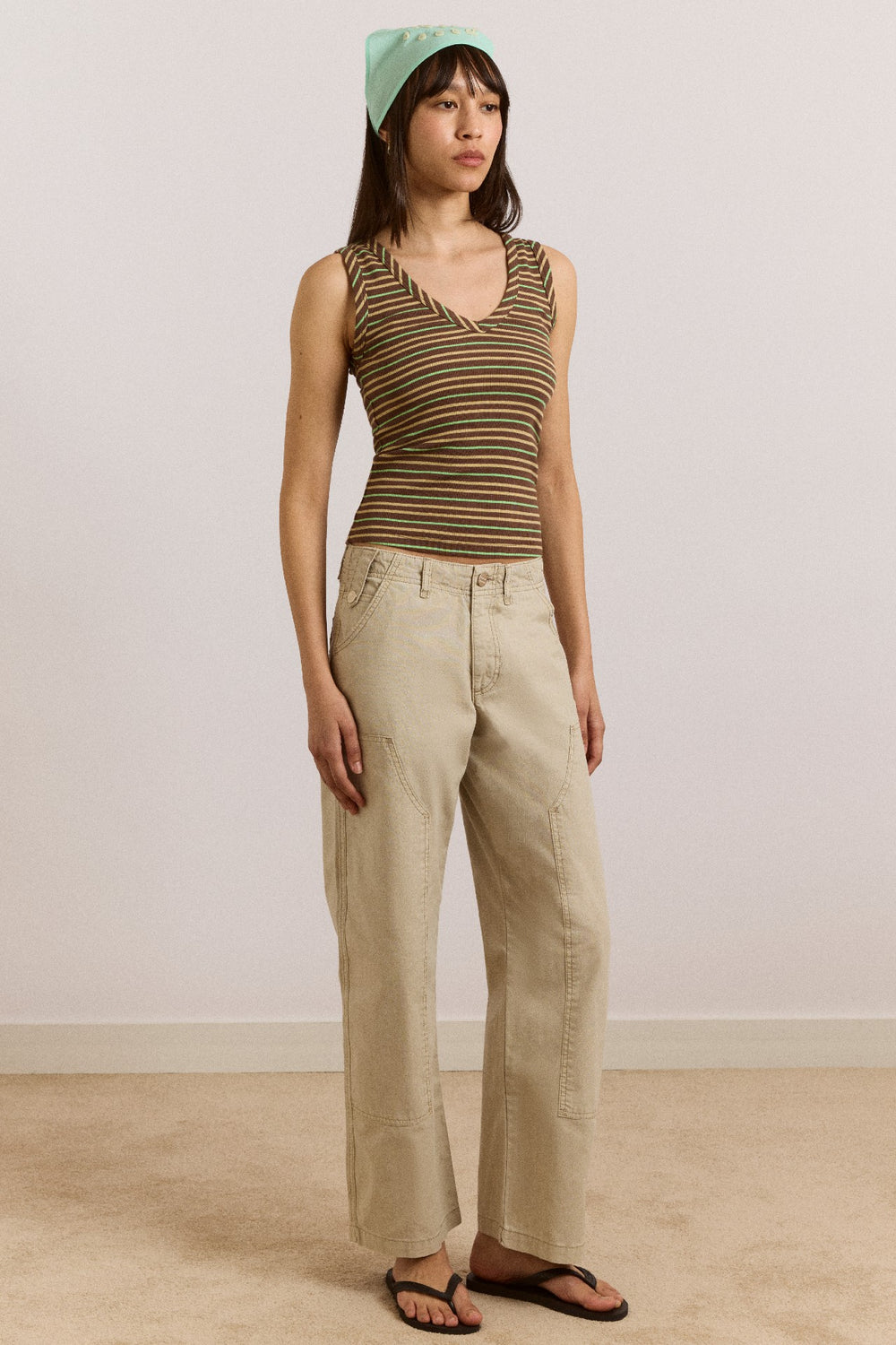 Damson Madder cameron trousers - oyster