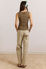 Damson Madder cameron trousers - oyster
