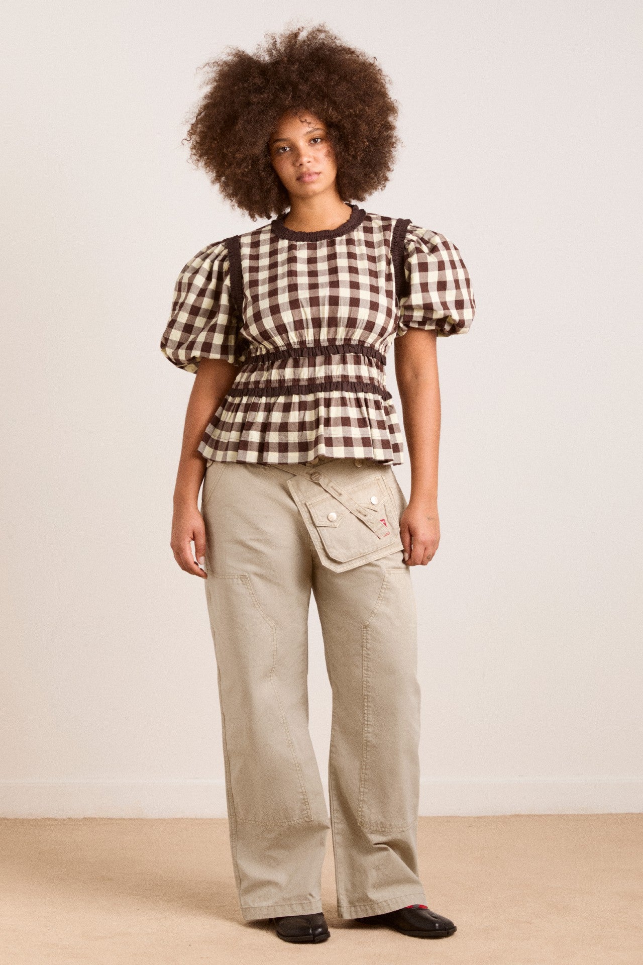 Damson Madder cameron trousers - oyster