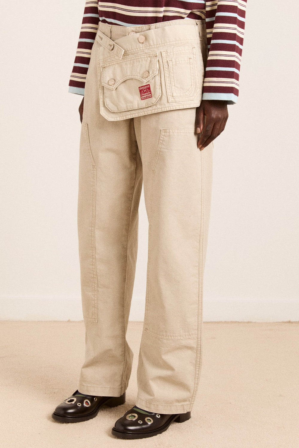 Damson Madder cameron trousers - oyster
