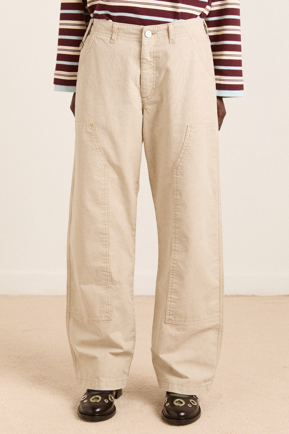 Damson Madder cameron trousers - oyster